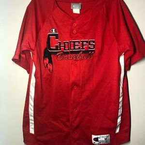 Chiefs BasketballxChampion Button Up
